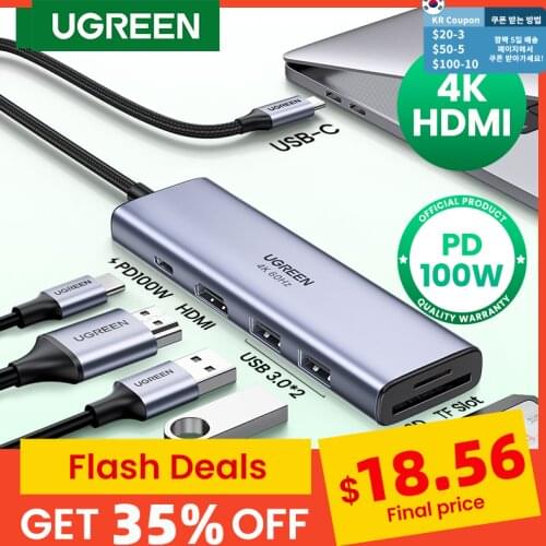 UGREEN USB C HUB Type C to Multi USB 3.0 HUB HDMI Adapter Dock for MacBook Pro Huawei Mate 30 USB-C 3.1 Splitter Port Type C HUB