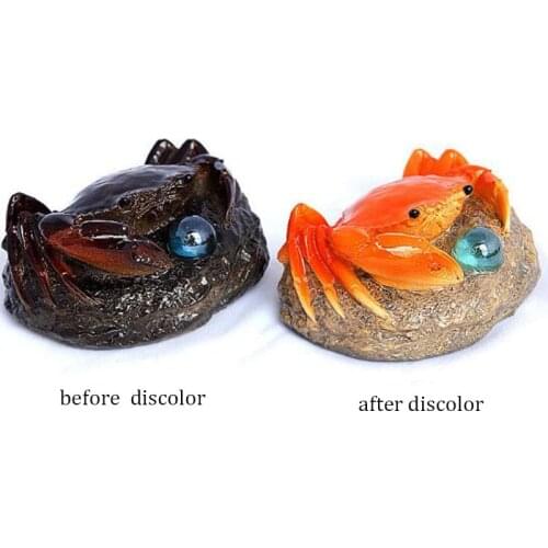 Resin Discolor Crab Lobster Tea Pet for Home Tea Tray Decoration Creative Tea Pet Accessories