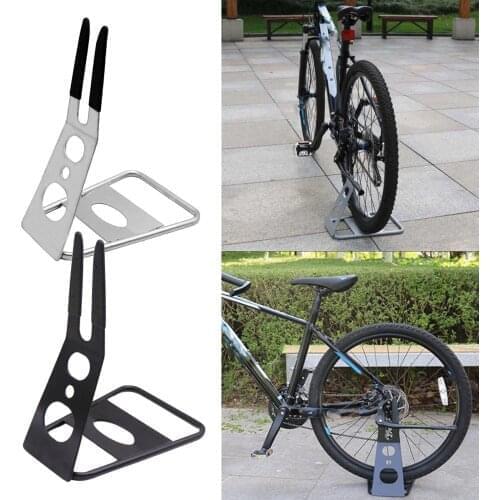 Steel Bike Holder Bike Repair Stand Sport Parking Parking Rack Anti-Scratching Floor Stand Bicycle Accessories