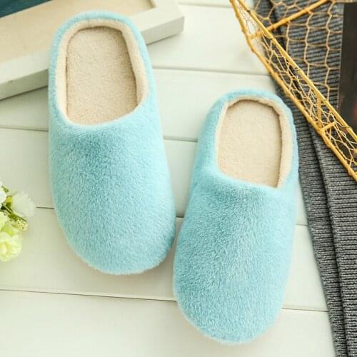 Woman Winter Slippers Soft Plush Cotton Cute Slippers Shoes Indoor Home Furry Slippers Striped Slippers Woman Indoor Footwear