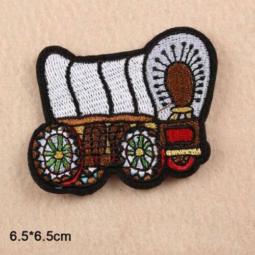 Carriage Of Cinderella Princess Iron On Patches Embroidered Clothes Patch For Clothing Clothes Stickers Garment Apparel