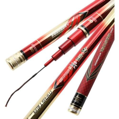High carbon 19 tune 5h hardTaiwan fishing rod large fish rod upscale 4.5/5.4/5.7M fishing rod super power