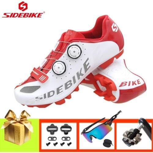 SIDEBIKE Cycling Shoes Mtb Men Women Sapatilha Ciclismo Breathable Self-locking Professional Outdoor Mountain Bike Sneakers
