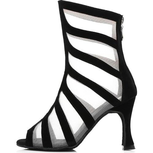 Latin Dance Boots Pole Dance Boots Woman Dance Shoes For Girls Salsa Shoes Dance Sneakers Ballroom Shoes High Heel IDancing