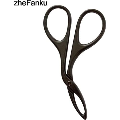 1PC Stainless Steel Eyebrow Removal Tool Make Up Scissors Shaped Eyebrow Clip Tweezers Clamp Clipper Beauty Makeup Tool
