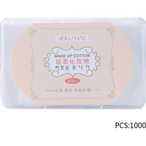 1000Pcs/Box Non-Woven Fabric Cosmetic Cotton Pads Makeup Wipes Facial Cleansing