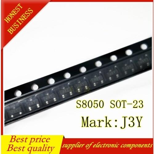 1000PCS S8050 J3Y NPN SOT-23 SMD Transistor