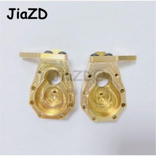 2PCS 59g/pcs Brass Heavy Weight Steering Knuckle Cup for 1/10RC Crawler Upgrade Parts Traxxas TRX-4 TRX4 Y09