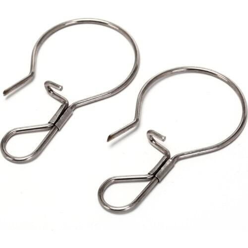 2Pcs Fishing Tools Lock Fish Portable Stainless Steel Belt Live Fishing Lock Buckle Tackle Stringer Tools