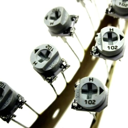 30Pcs Japan HDK Adjustable Potentiometer 102K 1K Horizontal