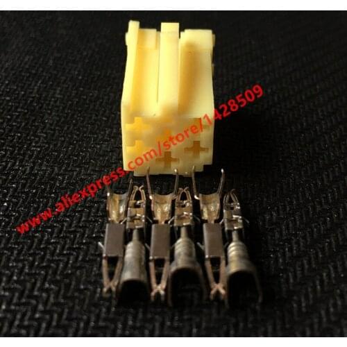 5 Sets 6 Pin Auto Electric Connector For VW Fuel Injector Connector Female 4A0972643 4A0 972 643