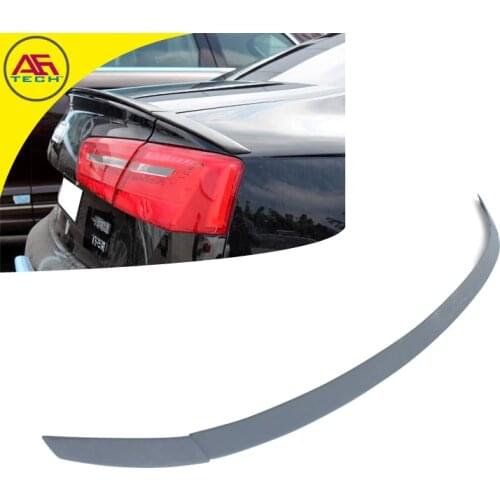 A-BT style 3pcs/set PU primer A6 C7 rear boot lip spoiler rear lip wing rear trunk spoiler for Audi A6 C7 2012 up