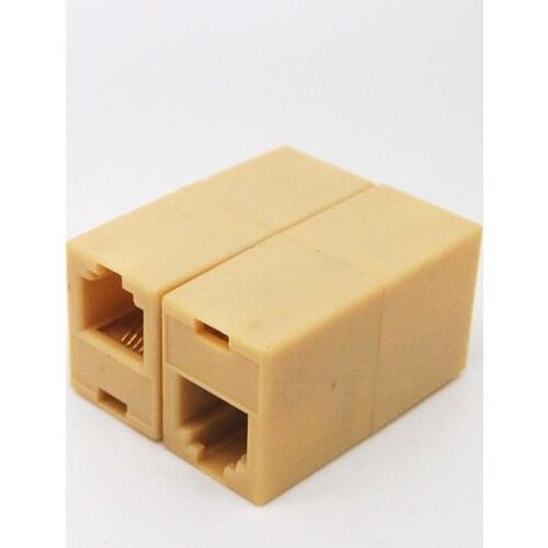 Free shippingRJ-11 Phone Line Cable Coupler connector socket adapter ad01 Free shipping Free shippingnew