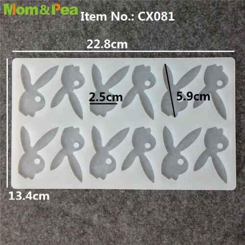 CX081 Rabbits Shaped Silicone Mold Chocolate Ornamental Fondant Mould Cake Decoration Tools