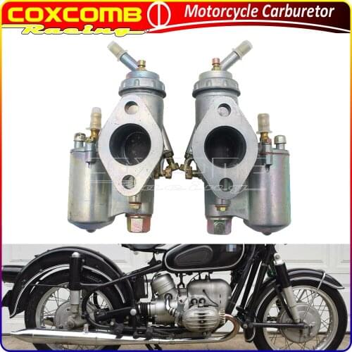 For BMW K750 KC750 MW750 R50 R60 R69S R12 R1 R71 M72 Motorcycle Aluminum 28mm Retro Twin Cyclinder Engine Carburador Carb