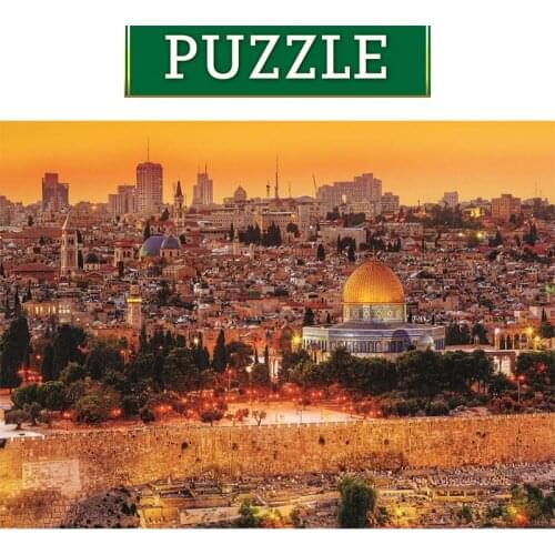 Trefl The Roofs Of Jerusalem 3000 Piece Puzzle Jigsaw Quality Fun Toy for Children and Adults Israel Relieves Stress of Rooftops