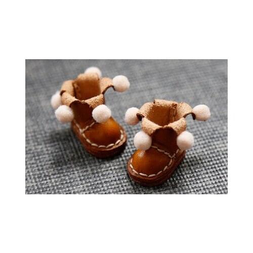 OB11 doll shoe size Halloween show shoes clay tip can be worn clown shoes cuffed bullshoes cute ball shoes with velvet