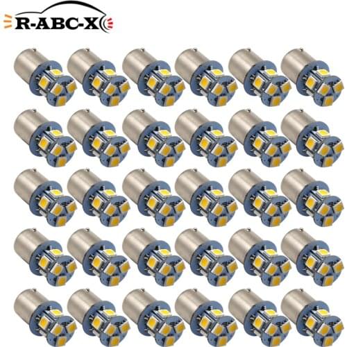 RUIANDSION Wholesale 30Pcs BA15S 1156 P21W BA15D 1146 BAY15D 1157 BAU15S PY21W Turn Signal Lamp Brake Light 5050SMD 12V 6V 24V
