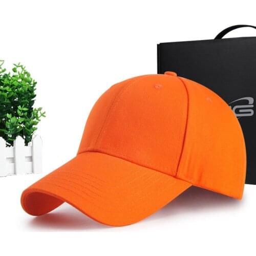 COLDINDOOR Summer 2019 Cotton Orange Unisex Women Men Hats Caps