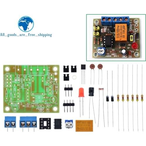 LM393 DIY Light Operated Switch Kit Light Control Switch Photosensitive DIY Electronic Trigger Output Mode Module Funny DIY Kit