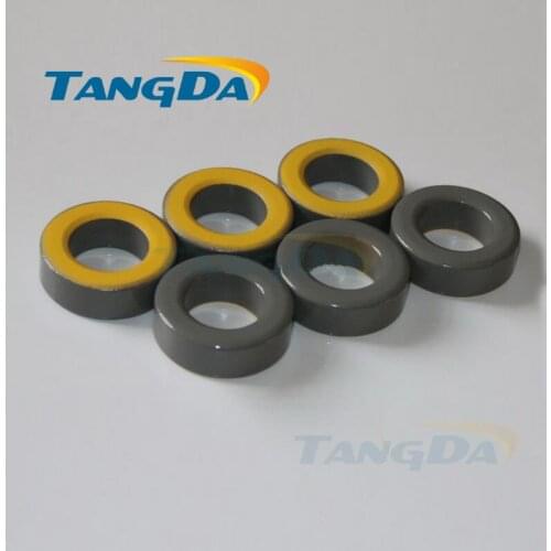 Tangda Iron powder cores T130-33 OD*ID*HT 34*20*11.5 mm 33.5nH/N2 33ue Iron dust core Ferrite Toroid Core toroidal yellow gray