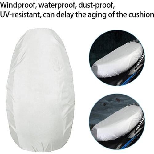 Motorcycle Cushion Universal Sun Protection Seat Cover Waterproof Dust-proof Scooter Cushion Cover Protector Accessories