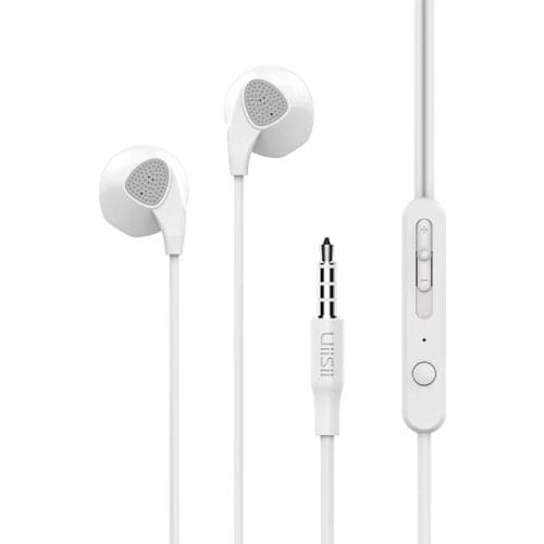 UiiSii U1 In-Ear Headphones with Microphone and Line Control for iPhone Android Smartphones All 3.5mm Plug Devices Earpiece
