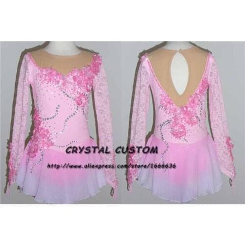 Figure Skating Dresses Custom Adult Graceful New Brand Ice Skating Dresses For Competition DR4464