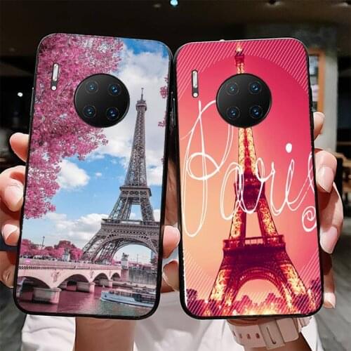 YNDFCNB Romantic Paris Eiffel Tower Phone Case for Huawei Mate 20 10 9 40 30 lite pro X Nova 2 3i 7se