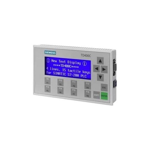 Text display TD400C 6AV6 640-0AA00-0AX0 panel display screen HMI with RS232/RS485/RS422 for Siemens S7-200 PLC New or Used