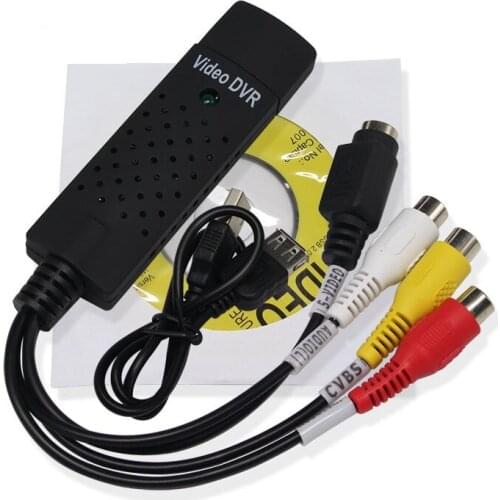 USB 2.0 Easycap Capture 4 Channel Video TV DVD VHS Audio Capture Adapter Card TV Video DVR
