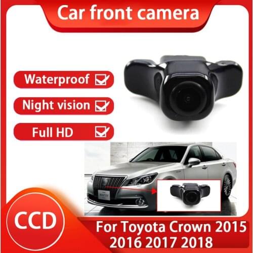 Waterproof Full HD CCD High Quality Car Vehicle Logo Front View Mark Parking System Camera For Toyota Crown 2015 2016 2017 2018