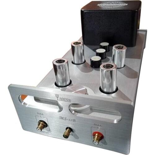 YAQIN MS-12B 12AX7 Tube Phono Stage Preamplifier HIFI EXQUIS tube pre-amp for Vinyl turntable