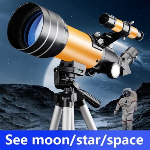 150 Times Professional Astronomical Telescope HD Adjustable Tripod Portable Moon Star View Deep Space Universe for Children Gift