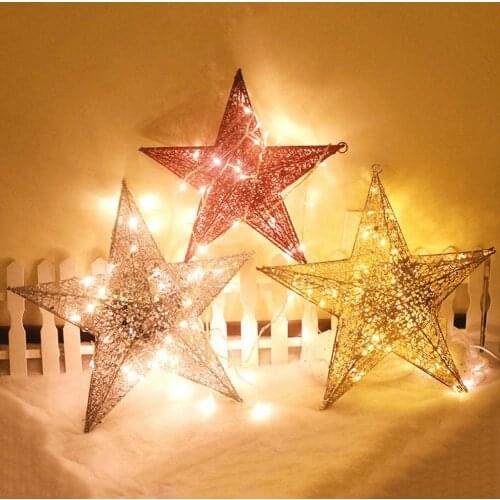 60%HOTChristmas Glitter Stars Glitter Indeformable Vibrant Color Party Hanging Christmas Glitter Stars for Home