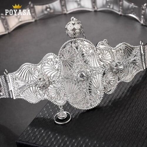 Free Shipping Caucasus Ethnic silver belt for women Caucasus traditional wedding waist chain for women