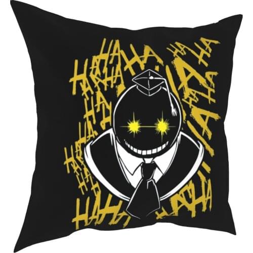 Assassination Classroom Anime Koro Pillowcase Printed Polyester Cushion Cover Decorative Throw Pillow Case Cover Home 40*40cm