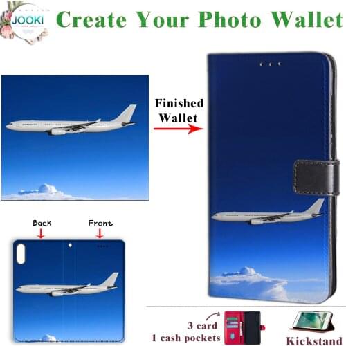 JOOKI S9 Plus Personalized Photo Leather Wallet Phone Case Cover For Samsung Galaxy S9+ Custom Your Phone Book Cover S9