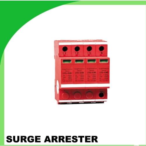 Ly3-C40 420V 40ka 4pole Surge Diverter 220V Surge Protector Lightning Protection System