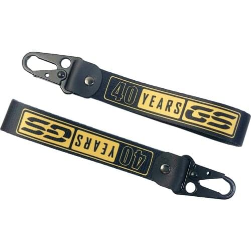 Motorcycle Keychain 40 Years GS Badge KeyRing Case for BMW F700GS F800GS F850GS G310GS F650GS R1200GS R1250GS