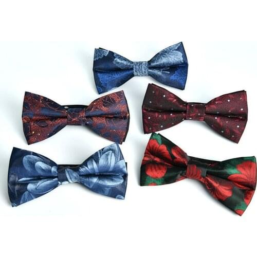 SHENNAIWEI 6cm men bow tie womens shirt tie wedding butterfly for man gift boys bowtie