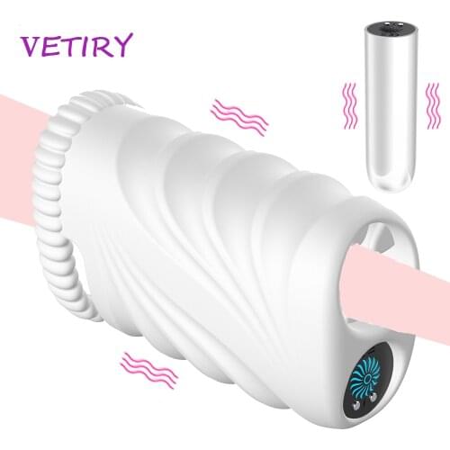 Male Masturbator Cup Stimulate Glans Penis Pump Vibrator Penis Exerciser 9 Speed Delay Ejaculation Sex Toys for Men Sex Products