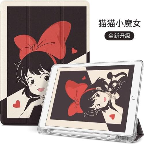 Cartoon Soft Case For 2017 iPad 9.7 10.2 10.5 inch,Cute Silicon Adjust Stand&Pen Holder Cover For 2018 iPad 9.7'' Tablets Case