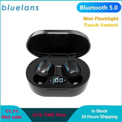 A7S/E7S TWS Bluetooth 5.0 Earphone Noise Cancelling fone Headset With Mic Handsfree Earbuds for Xiaomi Redmi Airdots Wireless