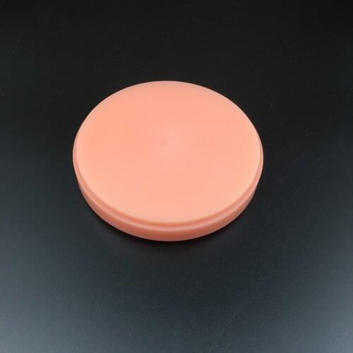 Sample OD98*18mm Dental CAD CAM Pmma Block Dental Pmma Disc for Open system Pink Color