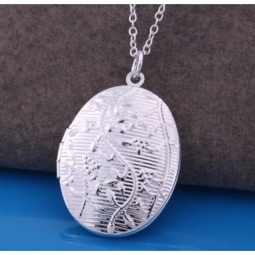 P386 Free Shipping silver plated Necklace, silver plated fashion jewelry Large striped cards /anpajewa cagakrna