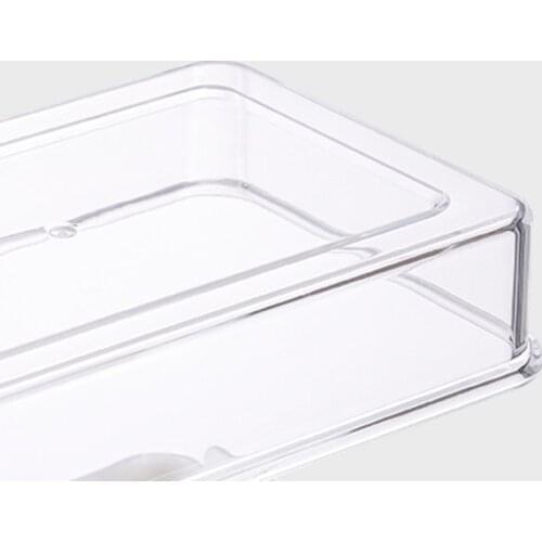 G2AA Plastic Butter Cutting Storage Box Transparent Cheese Cutter Slicer Keeper Tray Container with Lid
