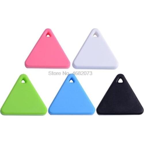 By DHL or Fedex 500pcs Smart Mini GPS Tracker Anti-Lost Waterproof Bluetooth Tracer Triangle Keys Wallet Bag Locator Trackers