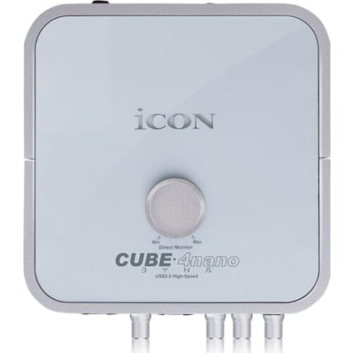 ICON CUBE 4NANO Live 4 in/4 out computer professional external sound card USB recording audio Interface Dual MIC Full duplex