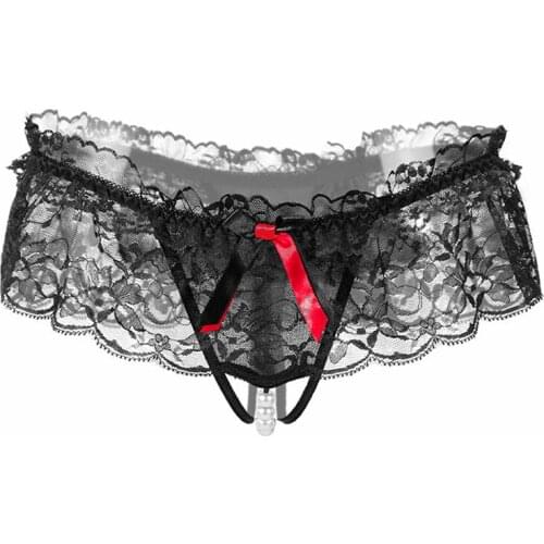 Lingerie Sexy hot erotic , lace Crotchless Panties Women Open Crotch gstring Transparent Tangas ladies erotic underwear lingerie